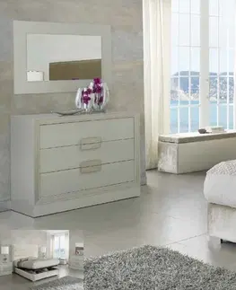 Luxusní a stylové postele Estila Luxusní čalouněná postel CLAUDIA s vysokým prošívaným čelem a úložným prostorem 200 cm