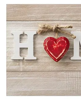 Tapety Samolepící tapeta s nápisem - Home Heart