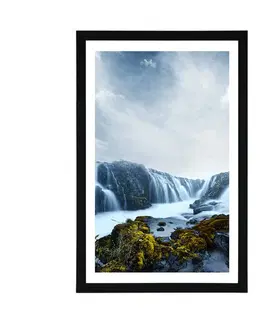 Příroda Plakát s paspartou vznešené vodopády
