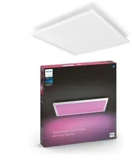 Chytré osvětlení PHILIPS HUE Hue Bluetooth LED White and Color Ambiance Stropní panel Philips Surimu 8719514355071 60W 4150lm 2000-6500K RGB IP20 bílý, stmívatelný
