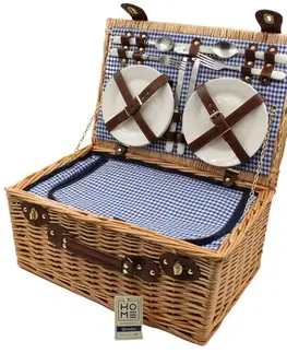 Chladící tašky a boxy Piknikový koš pro 4 osoby Greece, 46 x 31  x 20 cm