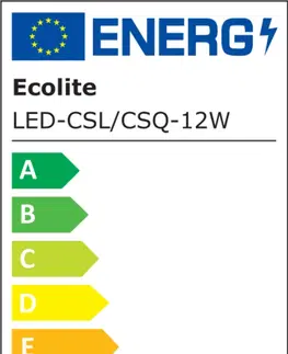 LED stropní svítidla Ecolite SMD přísazené svítidlo 17x17cm 12W CCT IP44 960lm LED-CSQ-CCT/12W/BI