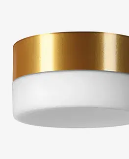 LED nástěnná svítidla LUCIS stropní a nástěnné svítidlo NOMIA 18,1W LED 3000K sklo zlatá opál BS24.K1.N24.71L DALI