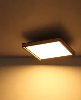 Stropní svítidla Globo LED stropní světlo Jessy, 45x45cm s ovladačem
