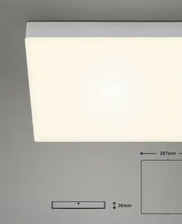LED stropní svítidla BRILONER LED stropní svítidlo, 28,7 cm, 21 W, stříbrná BRI 7071-014