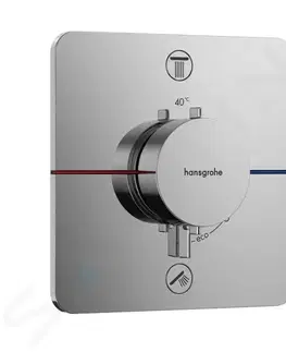 Koupelnové baterie HANSGROHE ShowerSelect Comfort Termostatická baterie pod omítku, pro 2 spotřebiče, chrom 15583000