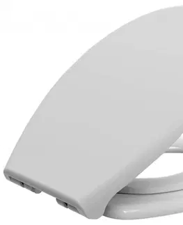 WC sedátka AQUALINE WC sedátko s integrovaným dětským sedátkem, Soft Close, bílá FS125