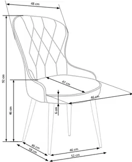 Židle Jídelní židle K366 Halmar Šedá