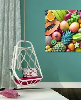 Obrazy jídla a nápoje Obraz tropické ovoce