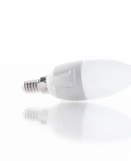 LED žárovky Lindby E14 4,9W 830 LED lampa ve tvaru svíčky teplá bílá
