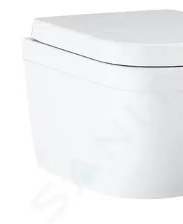 Záchody GROHE Euro Ceramic Závěsné WC se sedátkem softclose, rimless, Triple Vortex, alpská bílá 39693000