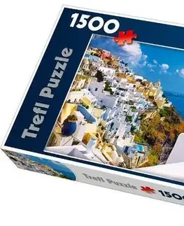 Hračky puzzle TREFL - Puzzle Santorini - Řecko.