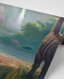 Fantasy tapety Tapeta země dinosaurů