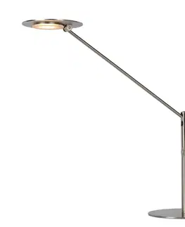 Lampy Lucide Lucide 19666/09/12 - LED Stmívatelná stolní lampa ANSELMO LED/9W/230V chrom 