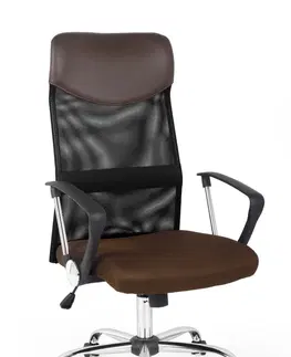 Kancelářské židle HALMAR Kancelářská židle VORE hnědá