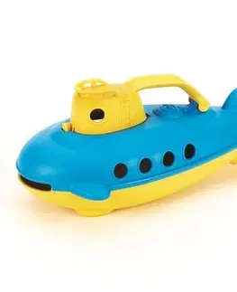 Vodní hračky Green Toys Ponorka žlutá rukojeť