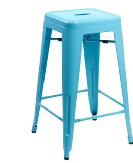Výprodej nábytku skladem ArtD Barová židle PARIS 75 cm inspirovaná Tolix | modrá