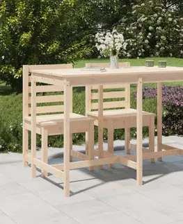 Zahradní stolky Zahradní stůl 159,5 x 82,5 x 110 cm masivní borové dřevo