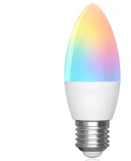 Žárovky  B.V. LED RGBW Stmívatelná žárovka C37 E27/6,5W/230V 2700-6500K Wi-Fi -  