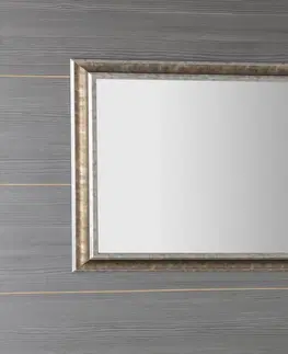 Koupelnová zrcadla SAPHO AMBIENTE zrcadlo v dřevěném rámu 620x1020, bronzová patina NL701