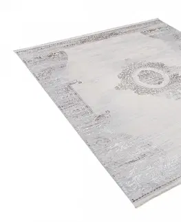Moderní koberce Designový vintage koberec se vzorem v krémové barvě Šířka: 160 cm | Délka: 230 cm