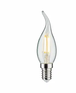 LED žárovky PAULMANN LED svíčka 4,8 W E14 čirá teplá bílá stmívatelné 286.87