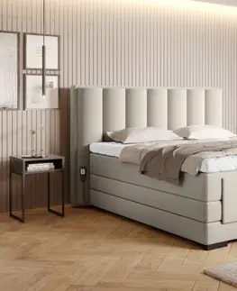 Postele Čalouněná postel VEROS Boxsprings 180 x 200 cm Inari 22