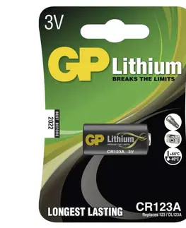 CR123 GP Batteries GP Foto lithiová baterie GP CR123A, blistr 1022000111
