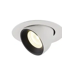 LED podhledová svítidla SLV BIG WHITE NUMINOS GIMBLE XS zápustné stropní svítidlo bílé/černé 4000 K 55° 1005864