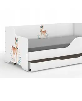 Dětské postele Dětská postel s lesní srnkou 160x80 cm