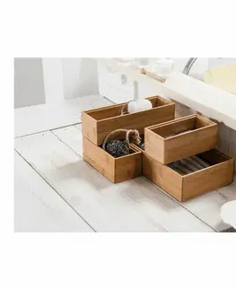 Úložné boxy Compactor Úložný organizér Compactor Bamboo Box M - 22,5 x 7,5 x 6,5 cm