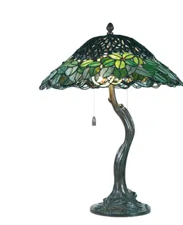 Svítidla Stoní lampa Tiffany Tree Clayre & Eef 5LL-5386