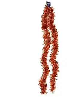 Vánoční dekorace Řetěz Chunky měděná, 200 cm