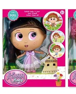 Hračky panenky WIKY - Kaibibi Panenka okatá ve svátečních šatech 18cm, Mix Produktů