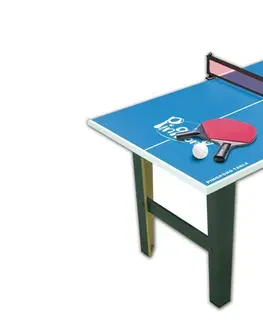 Hračky společenské hry WIKY - Stolní tenis skládací 121x63x63 cm