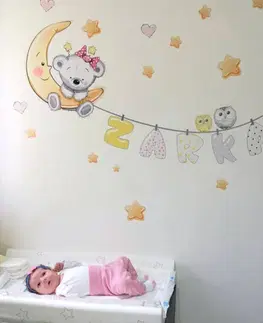 Samolepky na zeď Samolepka na zdi - Zvířátka s holčičím jménem