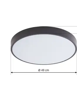Inteligentní stropní svítidla Lindby Lindby Smart Swaran LED stropní svítidlo, Ø 49cm, RGB, CCT, Tuya
