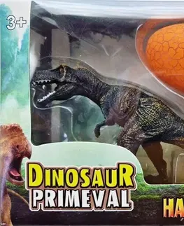 Hračky LAMPS - Dinosaurus s vajíčkem T-Rex 2v1