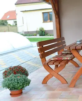 Zahradní stolky Zahradní stůl STRONG 160x70x68 cm