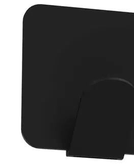 Nástěnné věšáky  Háček na ručníky 4x4 cm černá 