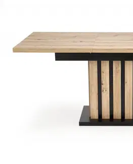 Jídelní stoly Rozkládací jídelní stůl LAMELLO Halmar 160-210x90x76 cm