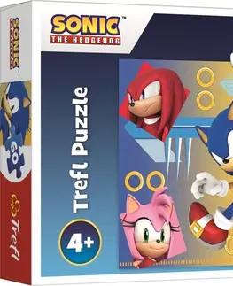 Hračky puzzle TREFL - Puzzle Sonic v akci 60 dílků