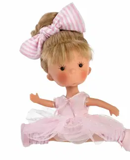 Hračky panenky LLORENS - 52614 MISS MINIS BALLET - panenka s celovinylová tělem - 26 cm