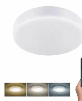 LED stropní svítidla Solight LED osvětlení s dálkový ovladačem, 36W, 2160lm, 30cm, změna chromatičnosti, stmívatelné, bílá WO798