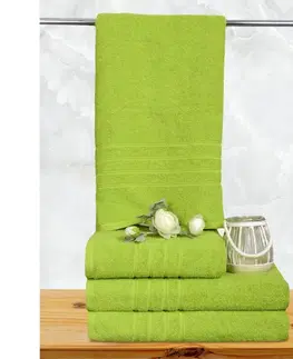 Ručníky Bavlněný ručník a osuška, Finer zelený 70 x 140 cm