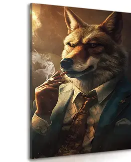 Obrazy zvířecí gangsteři Obraz zvířecí gangster vlk