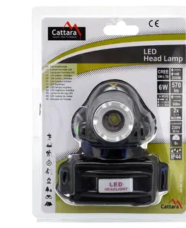 Svítilny Cattara LED 570lm ZOOM Čelovka