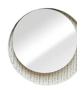 Zrcadla HOMEDE Ozdobné nástěnné zrcadlo SENSE bílé
