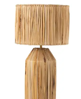 Lampy Stolní přírodní lampa z banánových listů Hanna Bannas  - Ø 35*87 cm/ E27/ 40W J-Line by Jolipa 20796