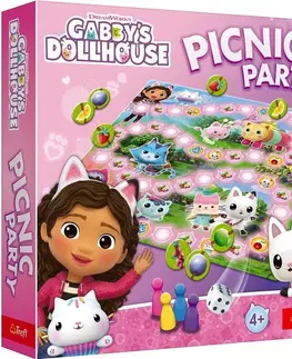 Hračky společenské hry TREFL -  Hra - Picnic Patry - Gabby´s Dollhouse
